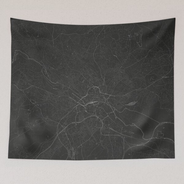 Item preview, Silver Leeds City Map designed and sold by Alo.