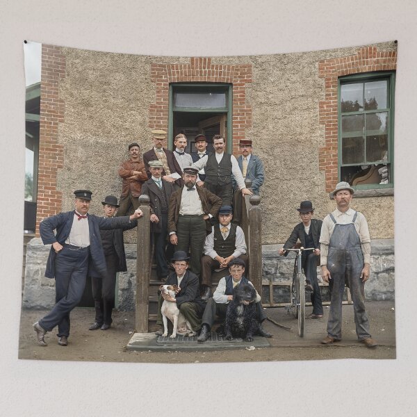 Item preview, Stewards and nurses, Brooklyn Navy Yard Hospital in 1890 designed and sold by Sanna Dullaway.