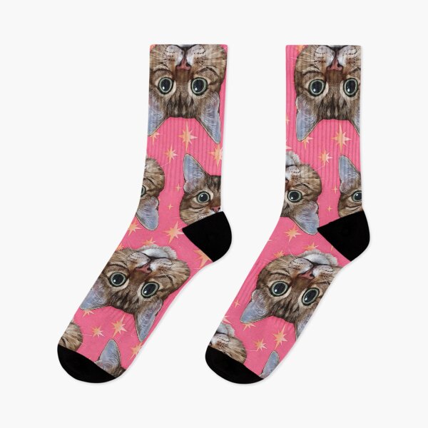 Item preview, Shocked peek-o cat designed and sold by lauragraves.