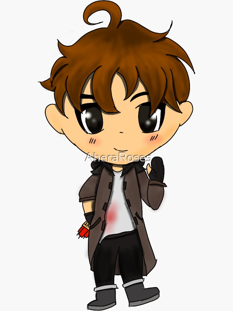 Thumbnail 3 of 3, Sticker, Pogtopia Wilbur! Chibi Version designed and sold by AheraRoses.
