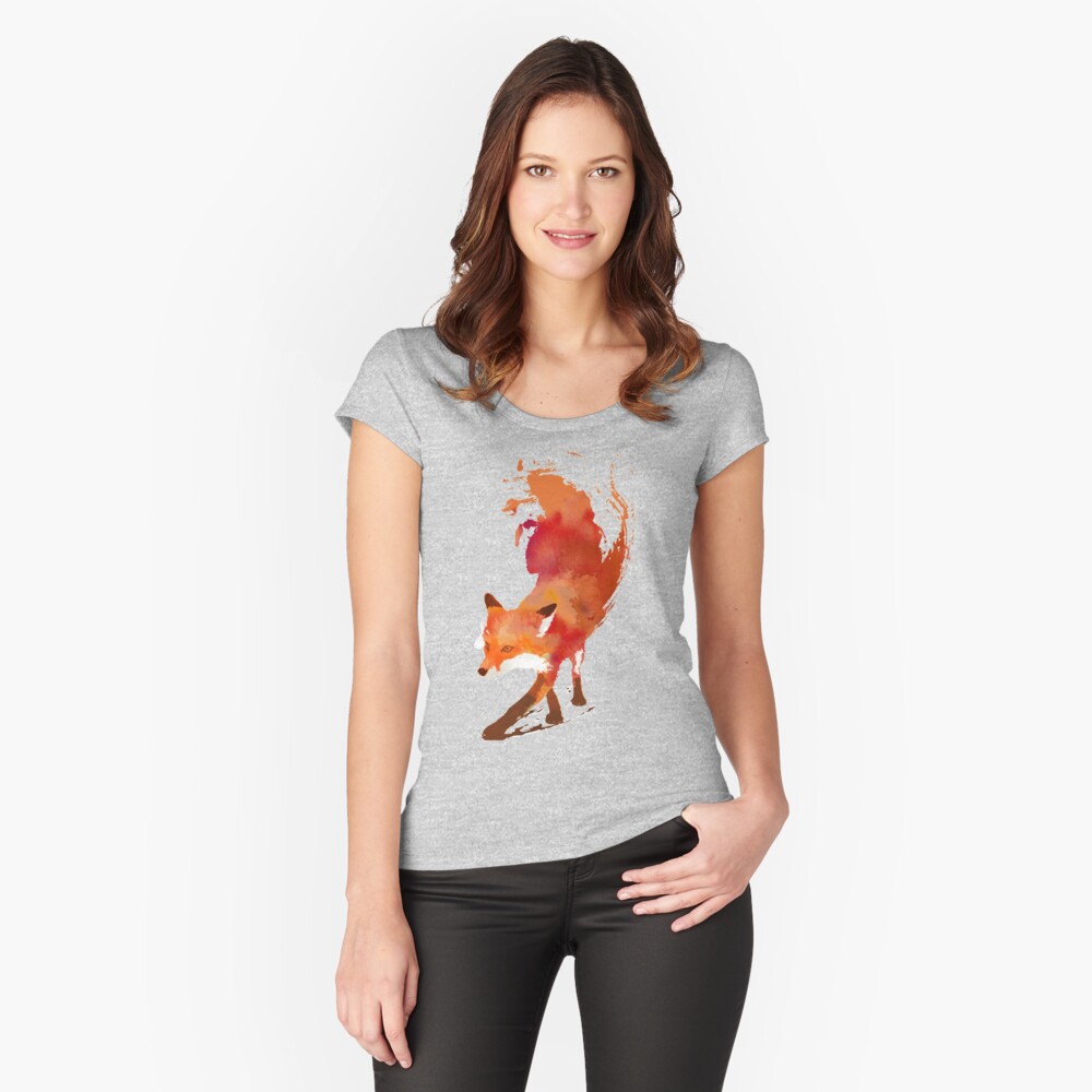 Item preview, Fitted Scoop T-Shirt designed and sold by robertfarkas.