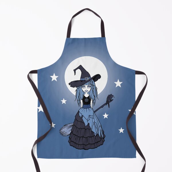 Item preview, Full Moon Blue Cheeky Witch® designed and sold by cheekywitch.