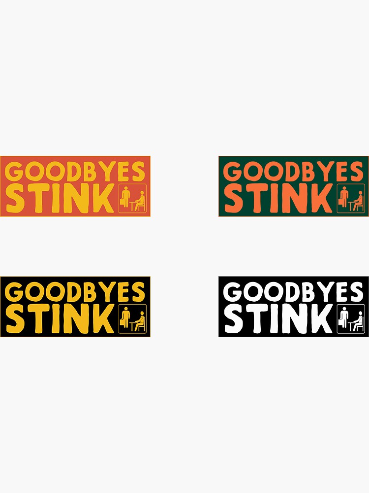 Goodbyes Stink Michael Scott Sticker Pack Sticker By