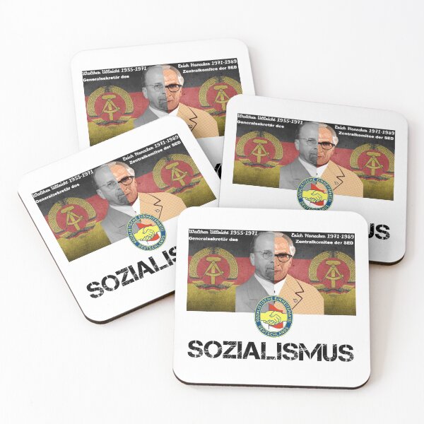 Item preview, Ulbricht vs. Honecker GDR flag socialism designed and sold by Oberlaender.