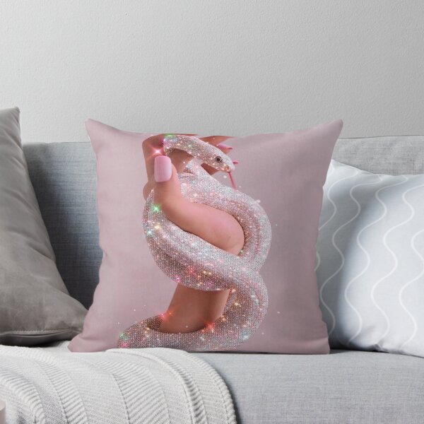 Aperçu de l'œuvre Serpent serpent rose scintillant et esthétique créée et vendue par samararibas.