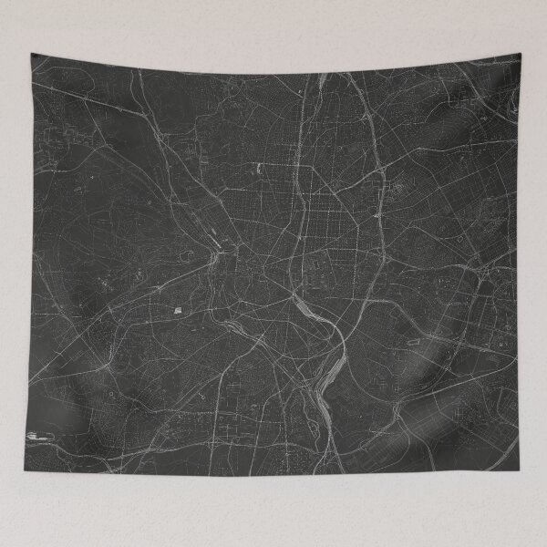 Item preview, Silver Madrid City Map designed and sold by Alo.