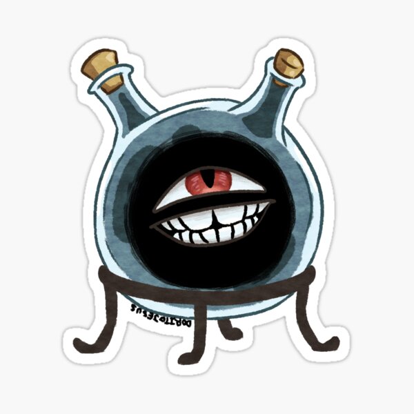 "The Dwarf in the Flask" Sticker for Sale by Doritojesus Redbubble
