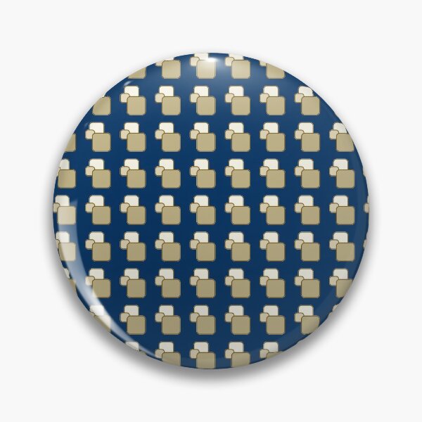 Item preview, Retro Square Pattern - Navy Blue and Beige designed and sold by Quooki.