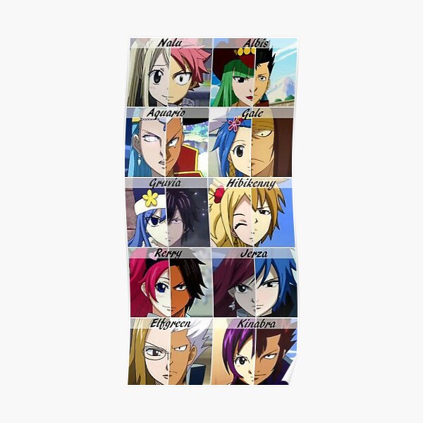 Fairy Tail Jerza Posters Redbubble