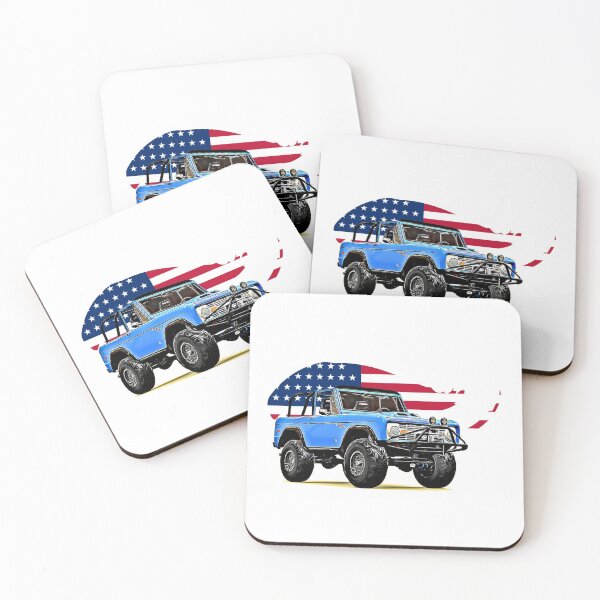 Item preview, Blue Bronco USA Print designed and sold by Auto-Prints.