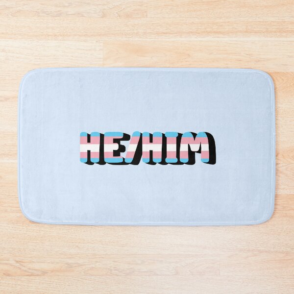 Item preview, Transgender Pride Flag He/Him Pronoun designed and sold by EuropaPrints.
