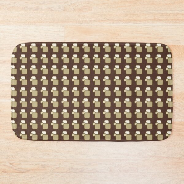 Item preview, Retro Square Pattern - Brown and Beige designed and sold by Quooki.
