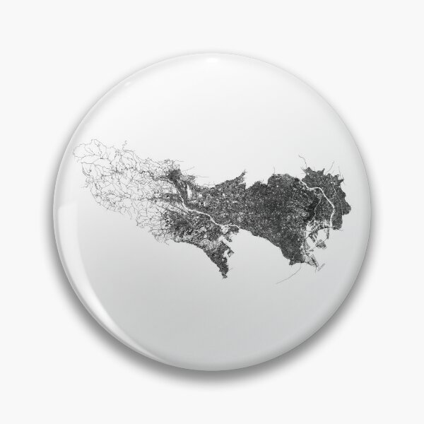 Item preview, Tokyo Japan Map designed and sold by panophobia.