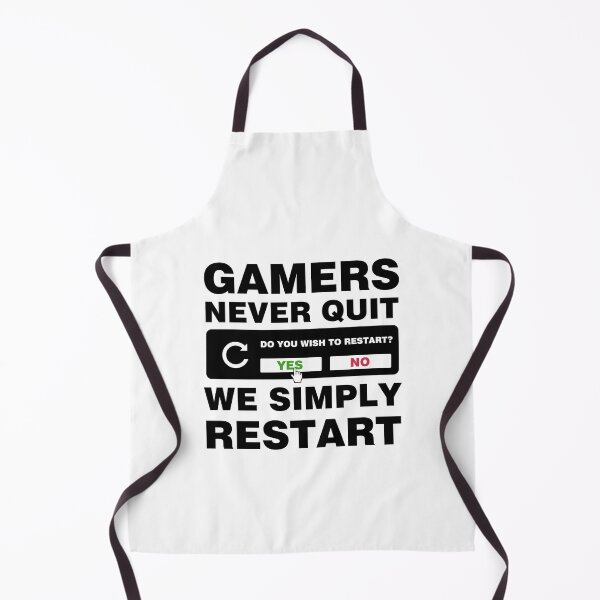 Item preview, Gamers Never Quit, We Simply Restart designed and sold by Art-Tease.