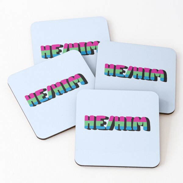 Item preview, Polysexual Pride Flag He/Him Pronoun designed and sold by EuropaPrints.