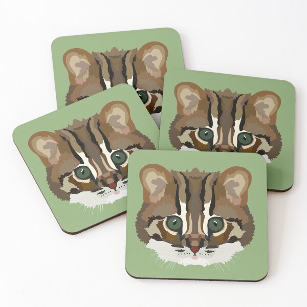 Item preview, R is for Rusty Spotted Cat designed and sold by PrettylittlepastelUk.