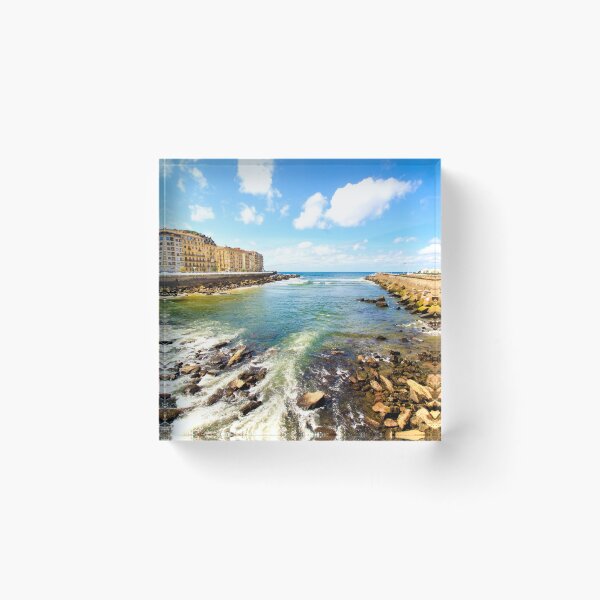 Item preview, View from the Zurriola bridge in San Sebastian designed and sold by Rrrainbow.