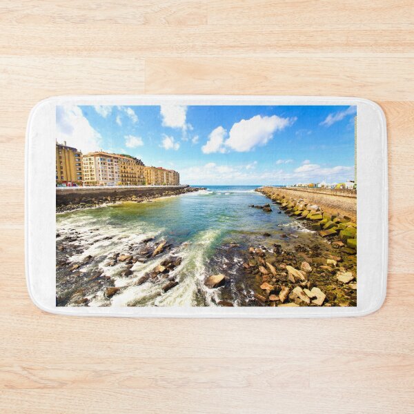 Item preview, View from the Zurriola bridge in San Sebastian designed and sold by Rrrainbow.