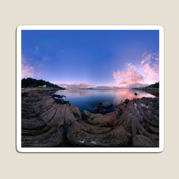 Dusk Shoreline near Moville, Donegal (Rectangular) Magnet