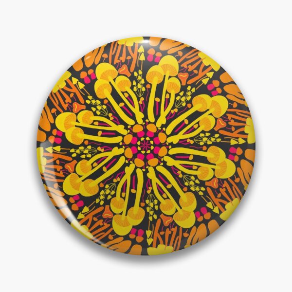 Item preview, Mushroom mandala designed and sold by Plantlifegirl.