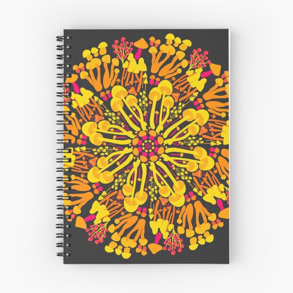 Item preview, Mushroom mandala designed and sold by Plantlifegirl.