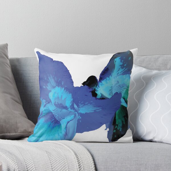 Item preview, Flowers with large petals- blue and green designed and sold by CSouissi.