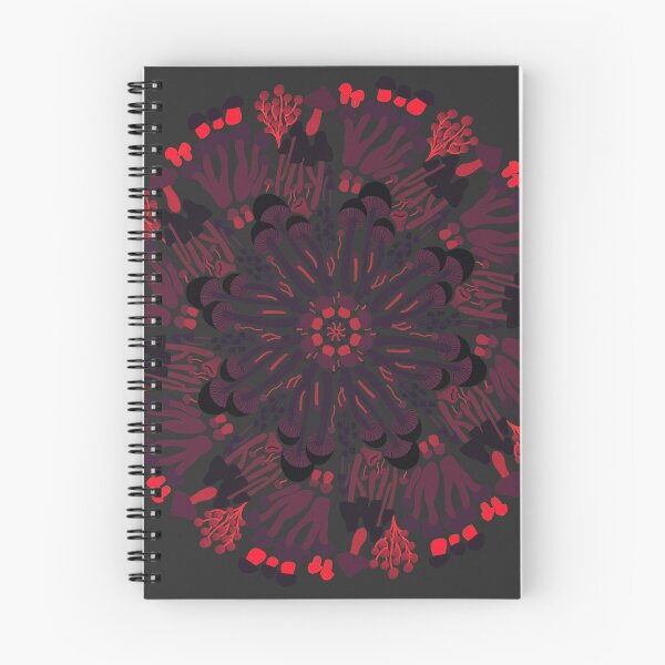 Item preview, Mushroom mandala designed and sold by Plantlifegirl.