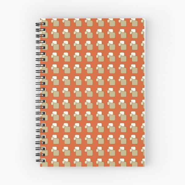Item preview, Retro Square Pattern - Burnt Orange and Beige designed and sold by Quooki.