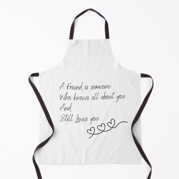 Item preview, 'A friend is someone who knows all about you...' Affirmation T-shirt designed and sold by Jennifer Morcom.
