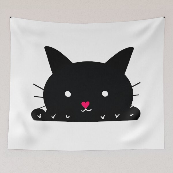 Item preview, Sneaky Black Cat designed and sold by Cute Designs Shop.