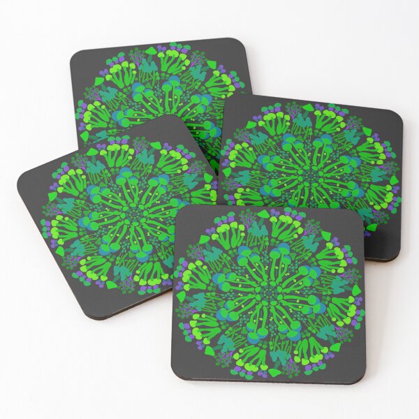 Item preview, Mushroom mandala designed and sold by Plantlifegirl.