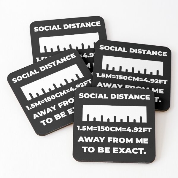 Item preview, Ruler Guide Social Distancing  designed and sold by QM Designing.