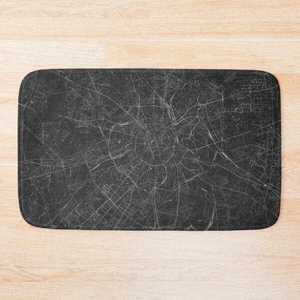 Item preview, Silver Moscow City Map designed and sold by Alo.