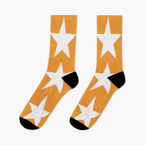 Item preview, Large WHITE and ORANGE STARS  designed and sold by RachelMacht.