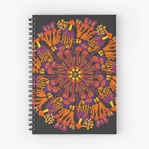 Item preview, Mushroom mandala designed and sold by Plantlifegirl.