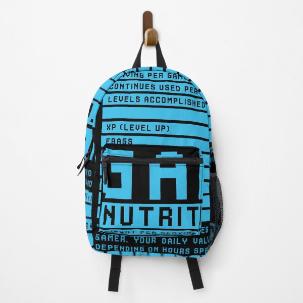 Item preview, Gamer Nutrition Fact Blue designed and sold by EGIT.