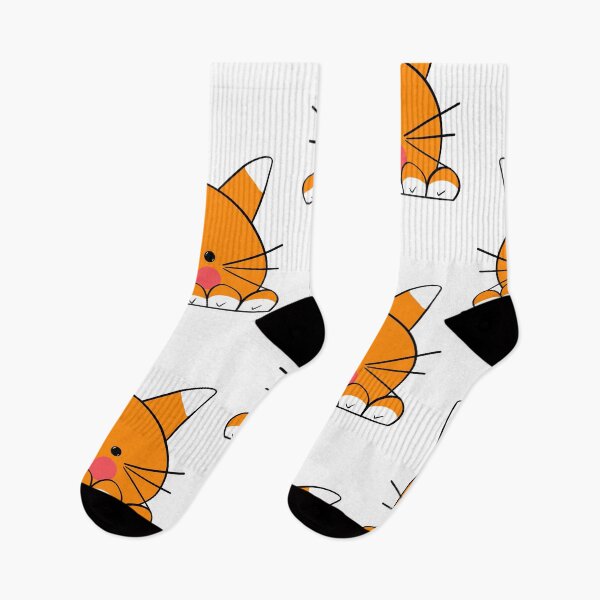 Item preview, Sneaky orange Tabby Cat designed and sold by Cute Designs Shop.