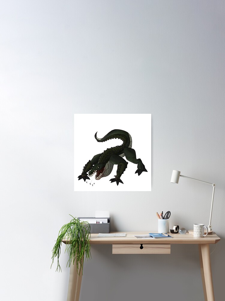 SCP-682 Hard-to-Destroy Reptile *HIGH QUALITY* | Art Board Print