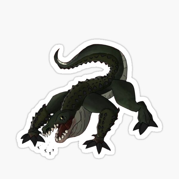 SCP-682 'Scarily Cute Pests' Sticker for Sale by WarFang-Arts