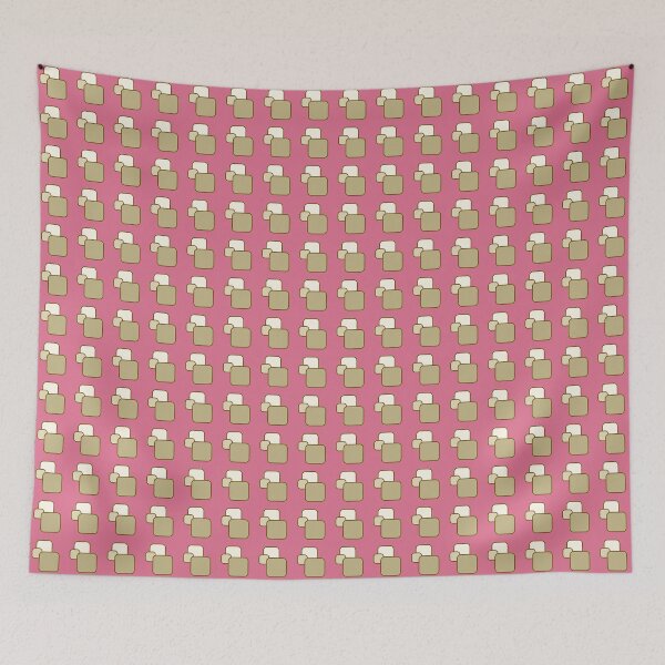 Item preview, Retro Square Pattern - Dusky Pink and Beige designed and sold by Quooki.
