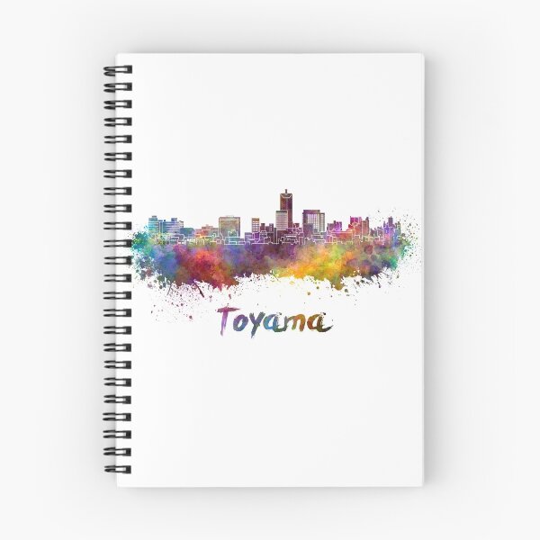 Item preview, Toyama skyline in watercolor designed and sold by paulrommer.
