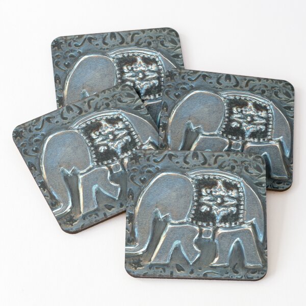 Item preview, Embossed Elephant on Aluminum designed and sold by Marcella Chapman.
