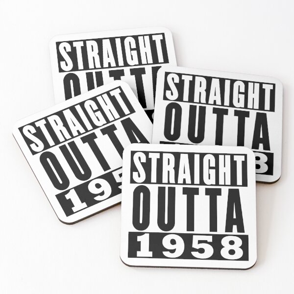 Item preview, Straight Outta 1958 Birthday designed and sold by RandomStuffShop.