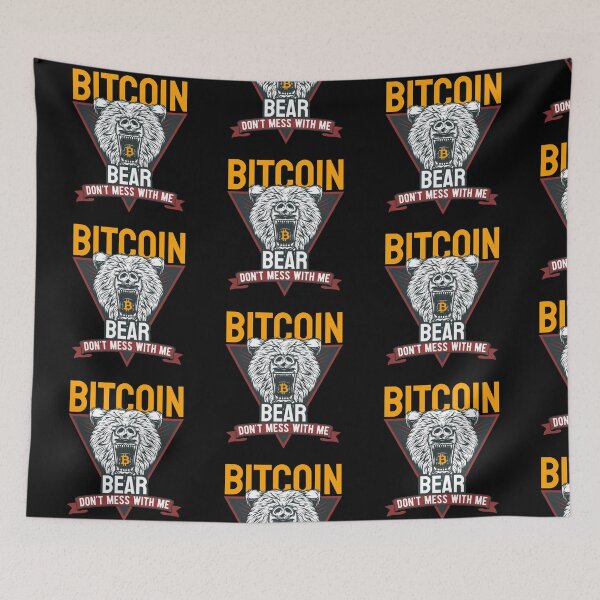 Item preview, Bitcoin Bear Don't Mess With Me designed and sold by Bitcoin-Fashion.
