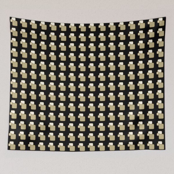 Item preview, Retro Square Pattern - Black and Beige designed and sold by Quooki.