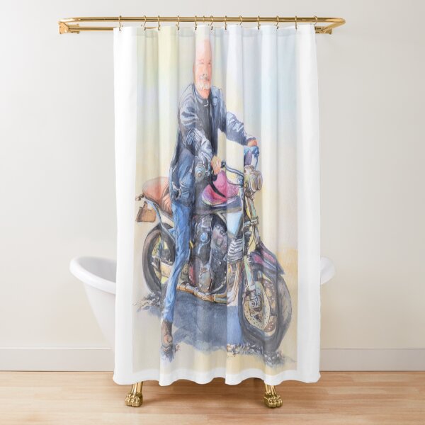 Favourite bike Shower Curtain