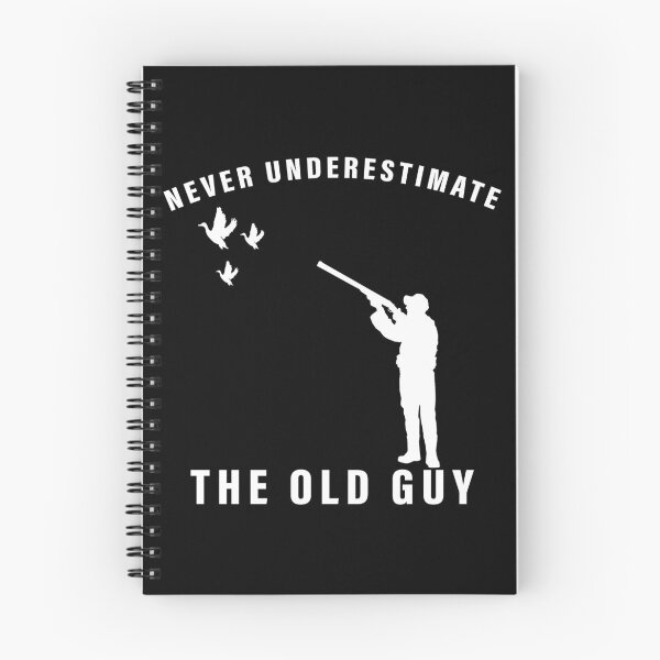 Item preview, Never Underestimate The Old Guy, Funny Hunting Gift designed and sold by Space Art.