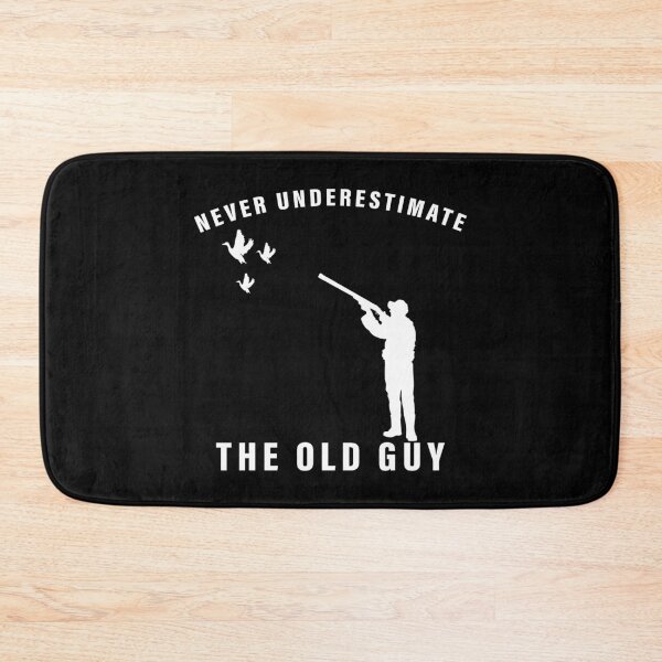 Item preview, Never Underestimate The Old Guy, Funny Hunting Gift designed and sold by Space Art.
