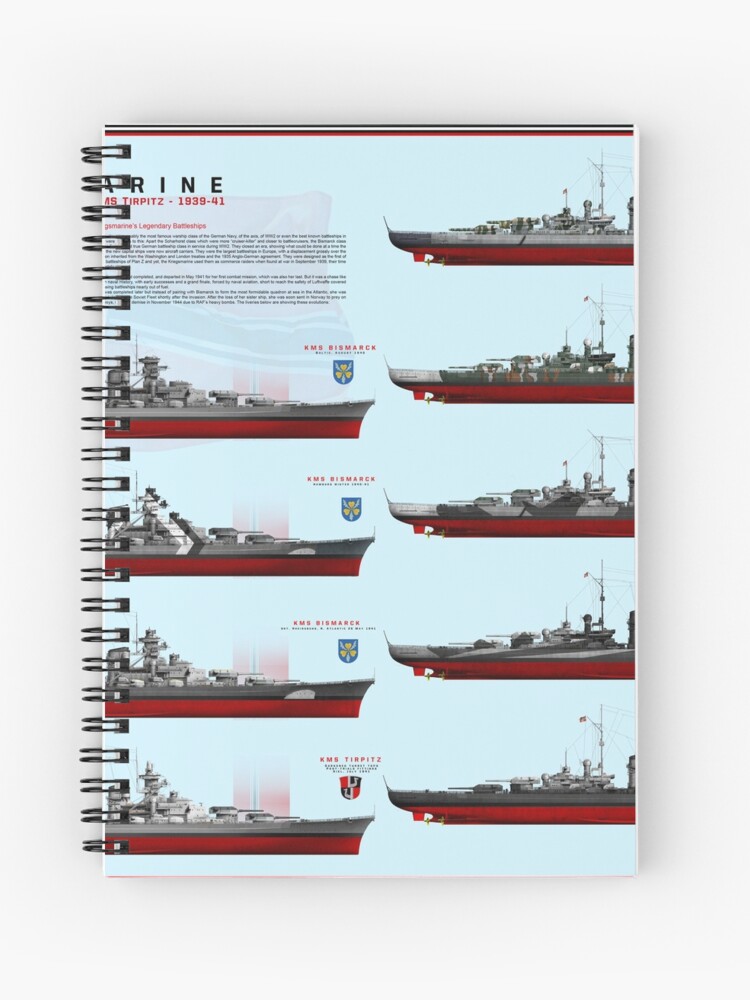 The Bismarck class battleships camouflage and evolution