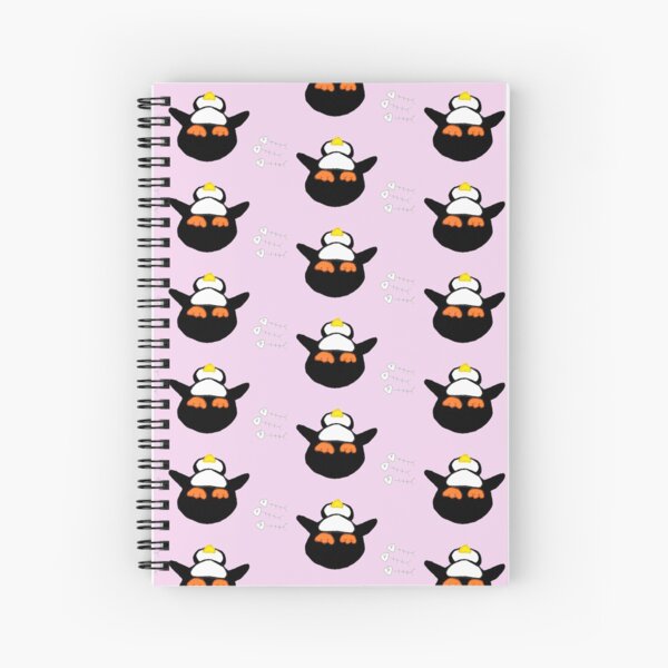 Overfed Penguin Spiral Notebook